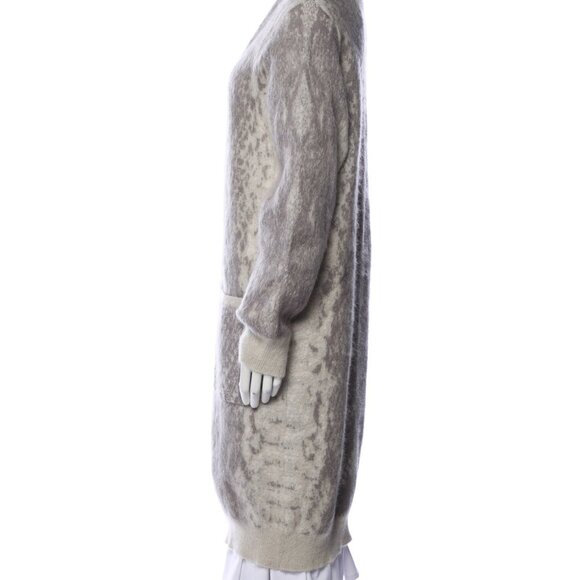 AMIRI Wool and Cashmere Blend V-Neck Cardigan - Picture 9 of 12